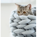 shag line pet nest durable warm cat bed